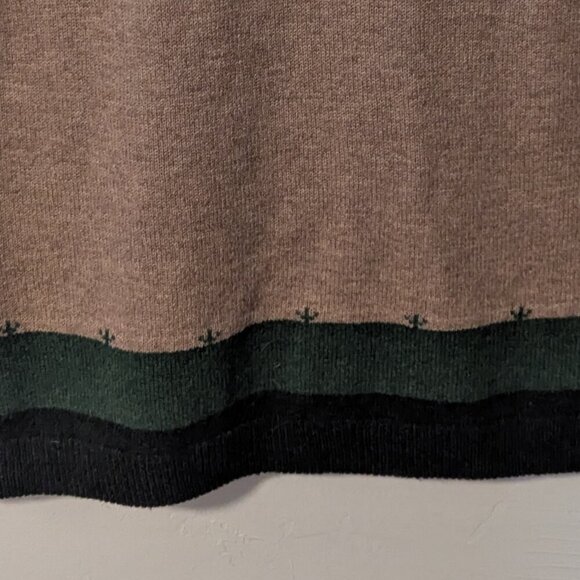 Woolrich Sweater Vest Knit Wool Grazing Sheep Heritagecore Preppy Zipper - Picture 4 of 8